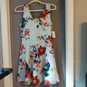 Floral Derek ❤️ Heart mini dress